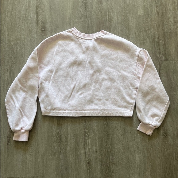 Under Armour Pink Cropped Sweatshirt - Picture 2 of 4